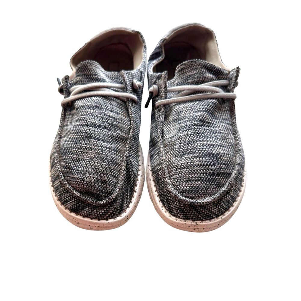 Hey Dude Gray Slip-On Loafers Wendy Sox Women's size 9